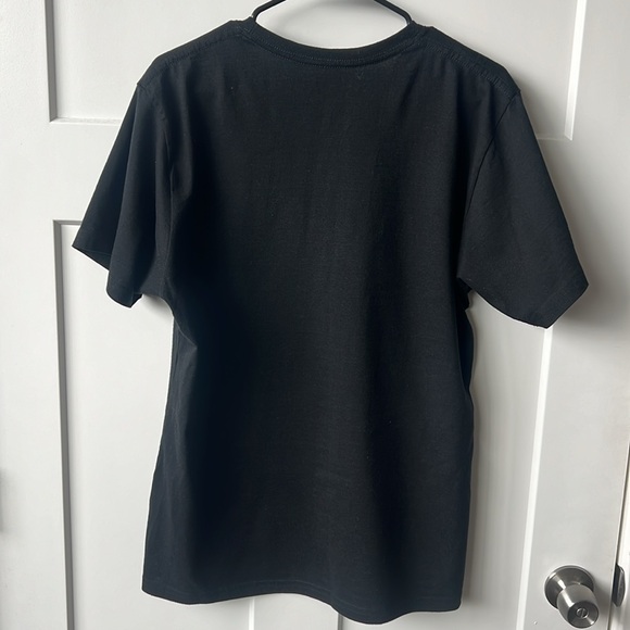 Brixton Black Tee Shirt with Mountain Design on Front - Picture 3 of 4